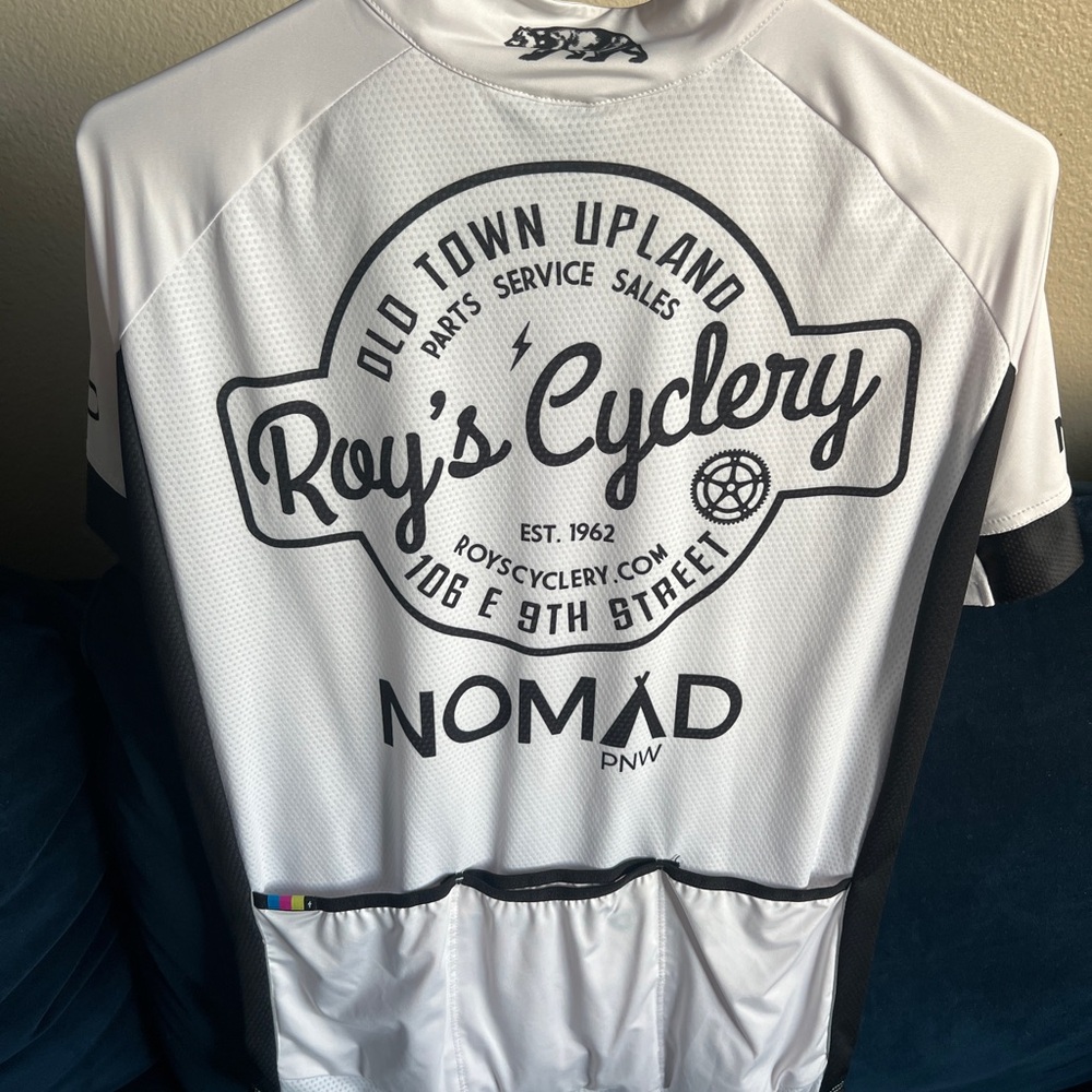 Roy's Cyclery White and Black Cycling Jersey’s by Specialized